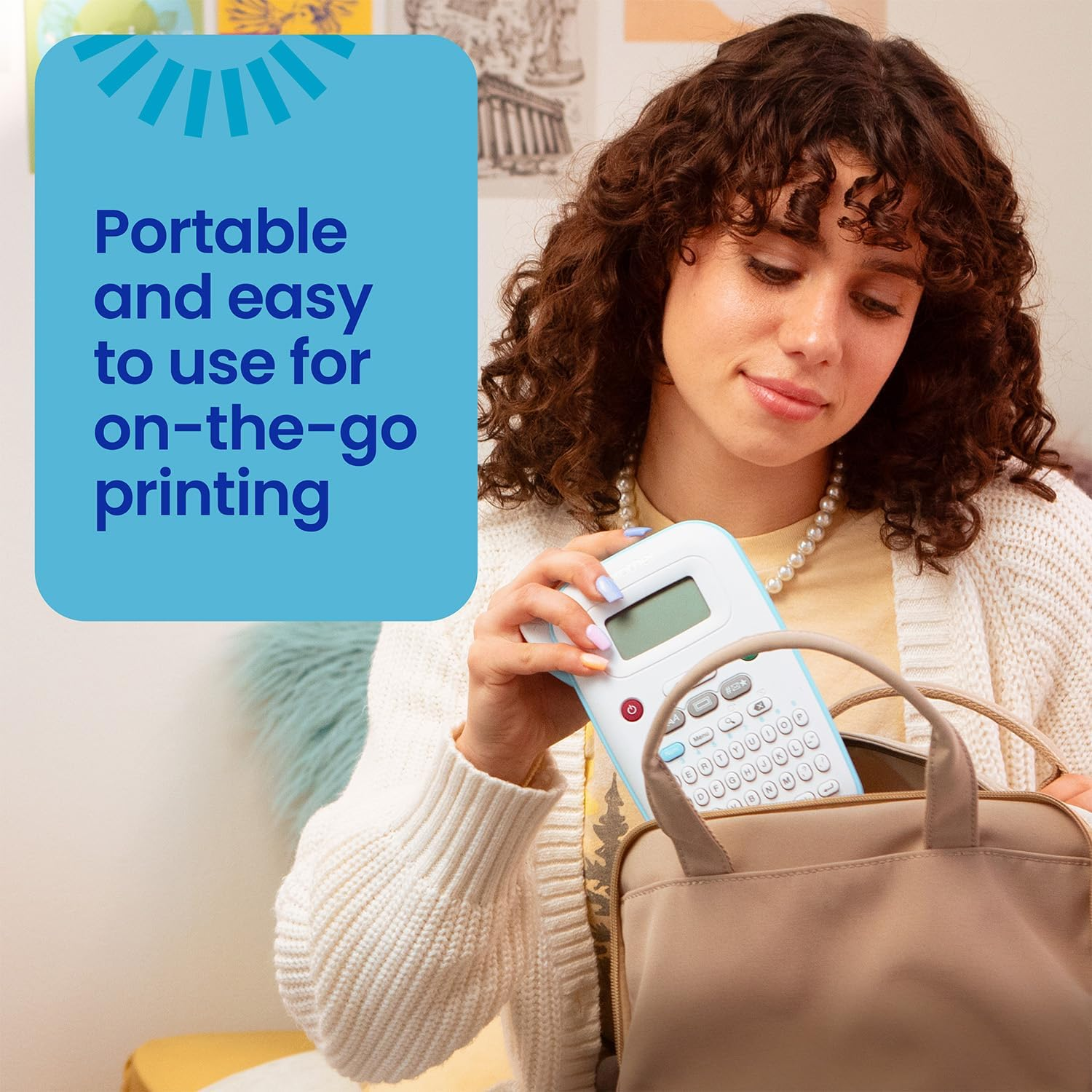 ROTULADORA PORTATIL BROTHER PT-N10 – ETIQUETADORA