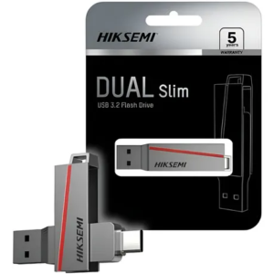 Memoria USB Tipo C Dual Slim 3.2 64GB HIKSEMI HS-USB-E307C 64G U3 OTG
