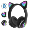 Diadema Bluetooth Seisa EJ-S28PRO Orejas de Gato RGB 5.0 Recargable