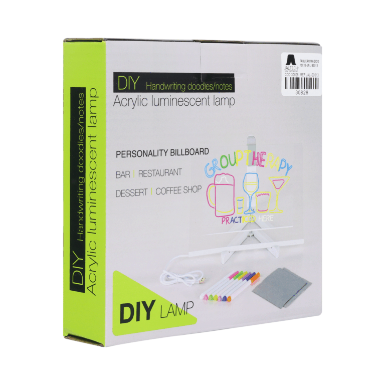 Tablero Mágico LED 15x15 JAL-S0013 Acrílico Borrable USB