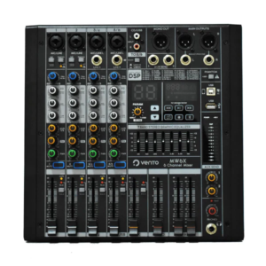 Mezcladora Pasiva de Audio Vento Mixer MW6X 6 Canales Analógica