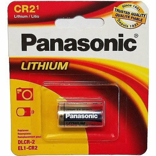Batería Panasonic CR2 3V Litio CR-2PA/1B para Cámaras Sensores