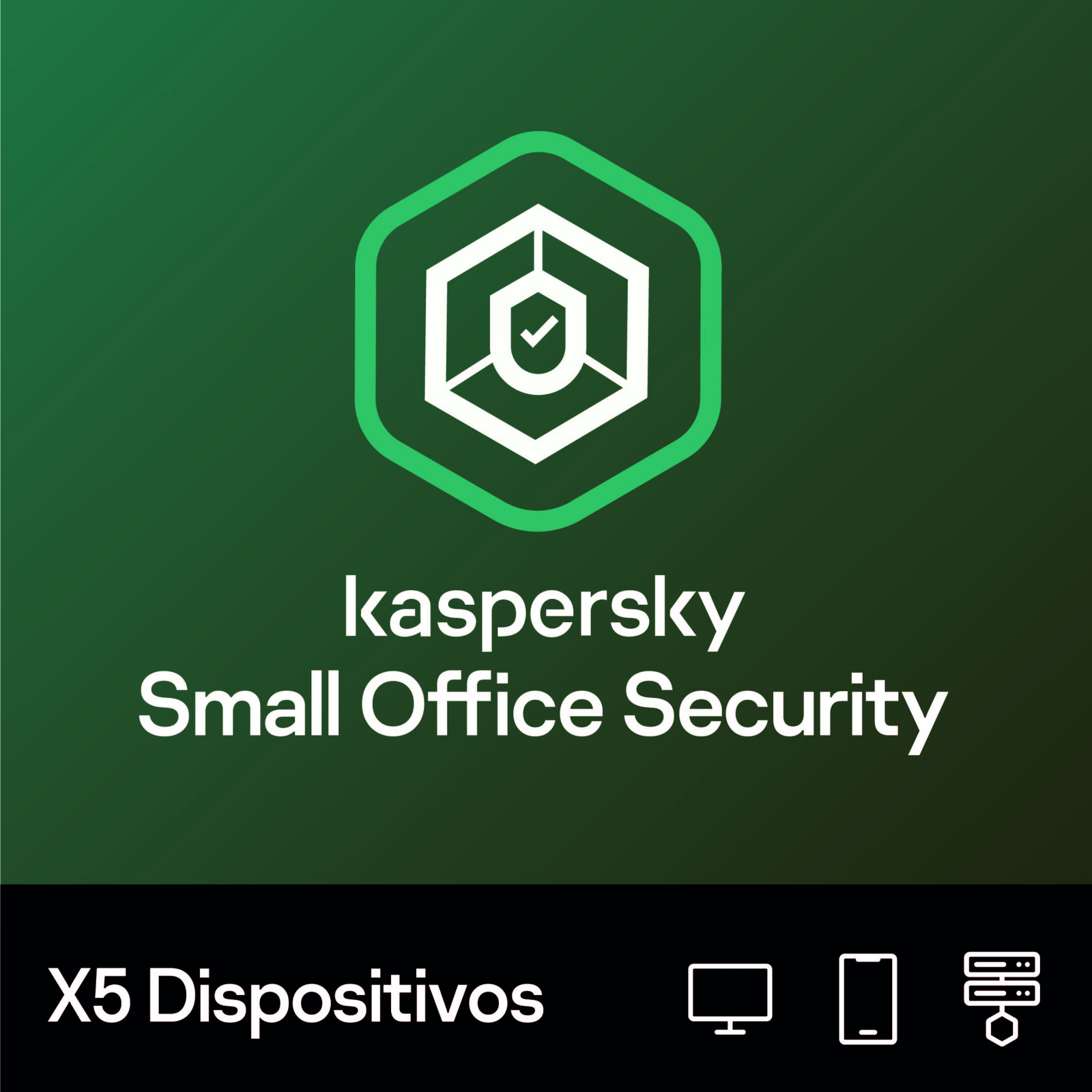 Licencia Kaspersky Small Office Security 8 Usuarios 5 Móviles 1 Servidor 1 Año KL4541DDEFS