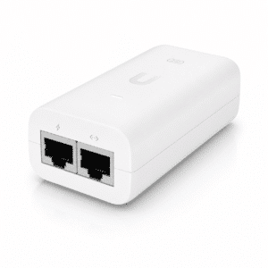 Adaptador de Corriente PoE Ubiquiti 48V 0.32A 15.36W U-POE-AF 802.3af Gigabit