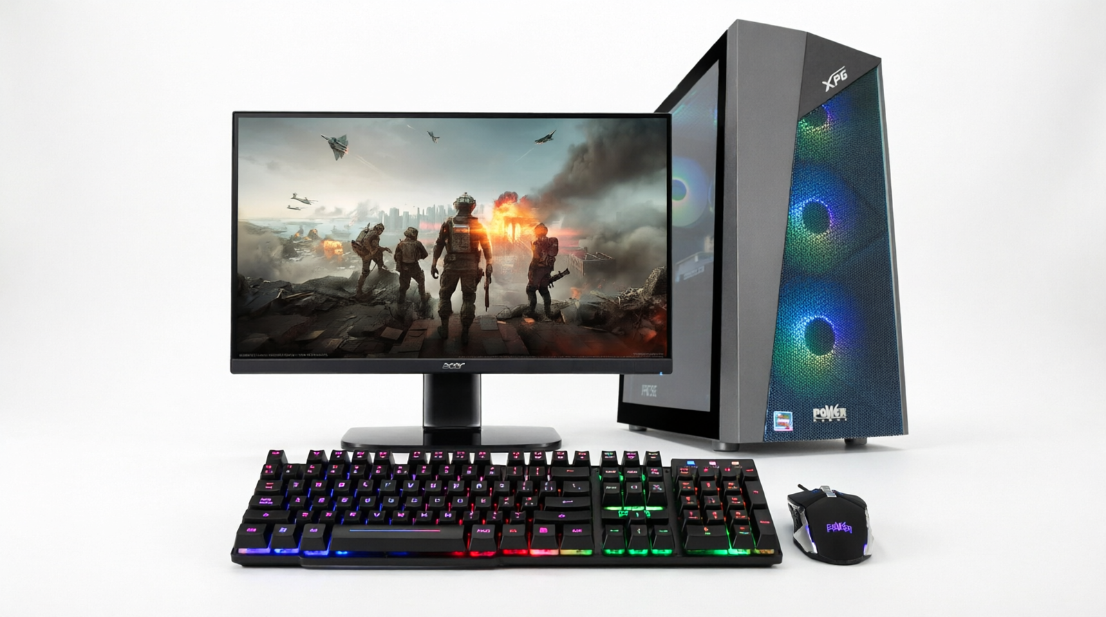 PC Power Group R56162STRWE | AMD Ryzen 5 5600GT | 16GB RAM RGB | SSD 512GB | WiFi | Linux