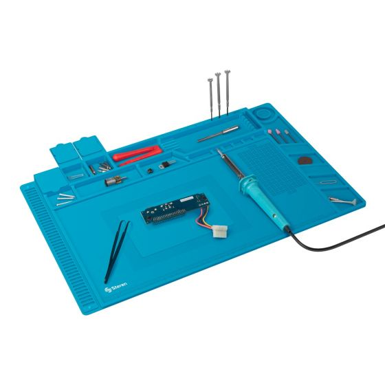 Tapete Organizador Antiestática HER-108 para Reparación Electrónica