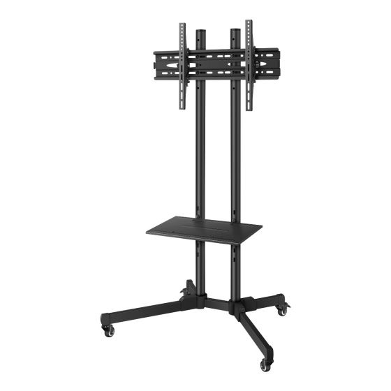 Soporte Móvil para TV y Monitor 19” a 83” Steren STV-150 con Repisa