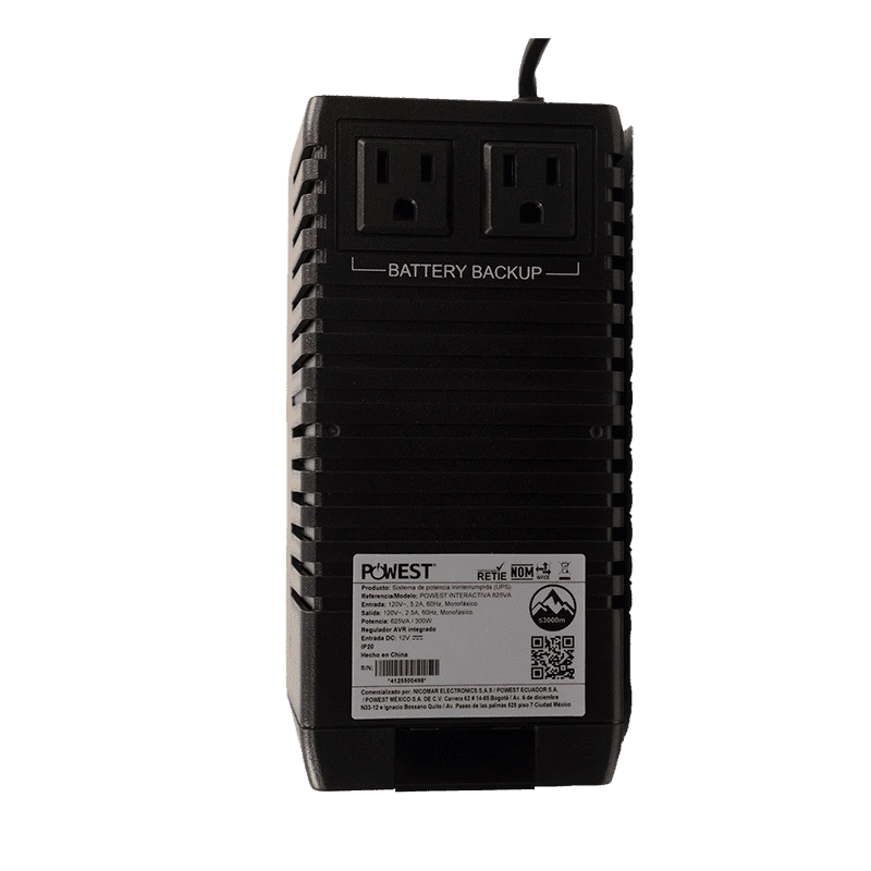 UPS INTERACTIVA POWEST MICRONET DE 625VA MICRONET625