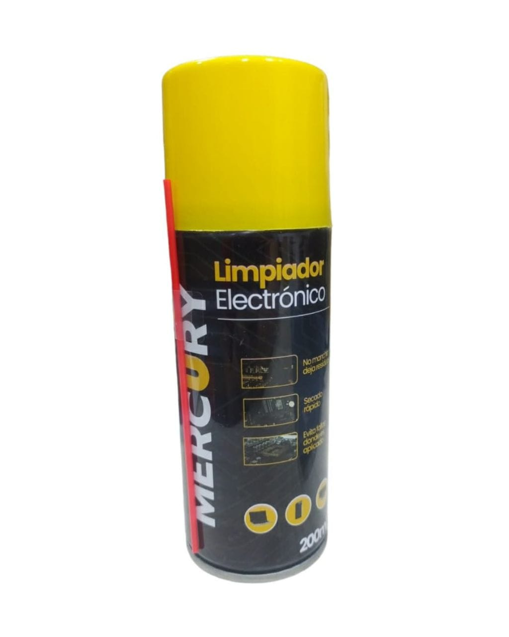 Limpiador Electrónico Mercury 200ml Secado Ultra Rápido