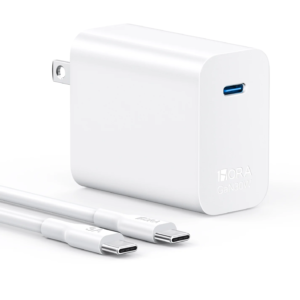 Cargador para Celular 1Hora GAR165 GaN 30W USB-C con Cable Tipo C 3A