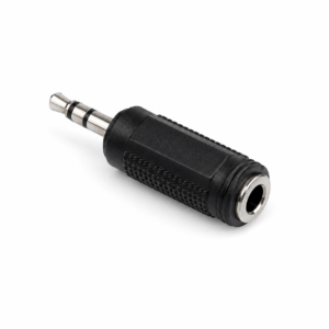 Conector Unión Plug 3.5mm Estéreo Macho a Jack 6.3mm Hembra Adaptador de Audio
