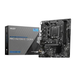 Motherboard MSI PRO H610M-S DDR4 Intel LGA1700 Micro ATX