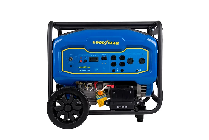 PLANTA ELECTRICA GOODYEAR GY90005GES 8800W MAX GASOLINA ARRANQUE MANUAL Y ELECTRICO 110V-220V - POWER ON