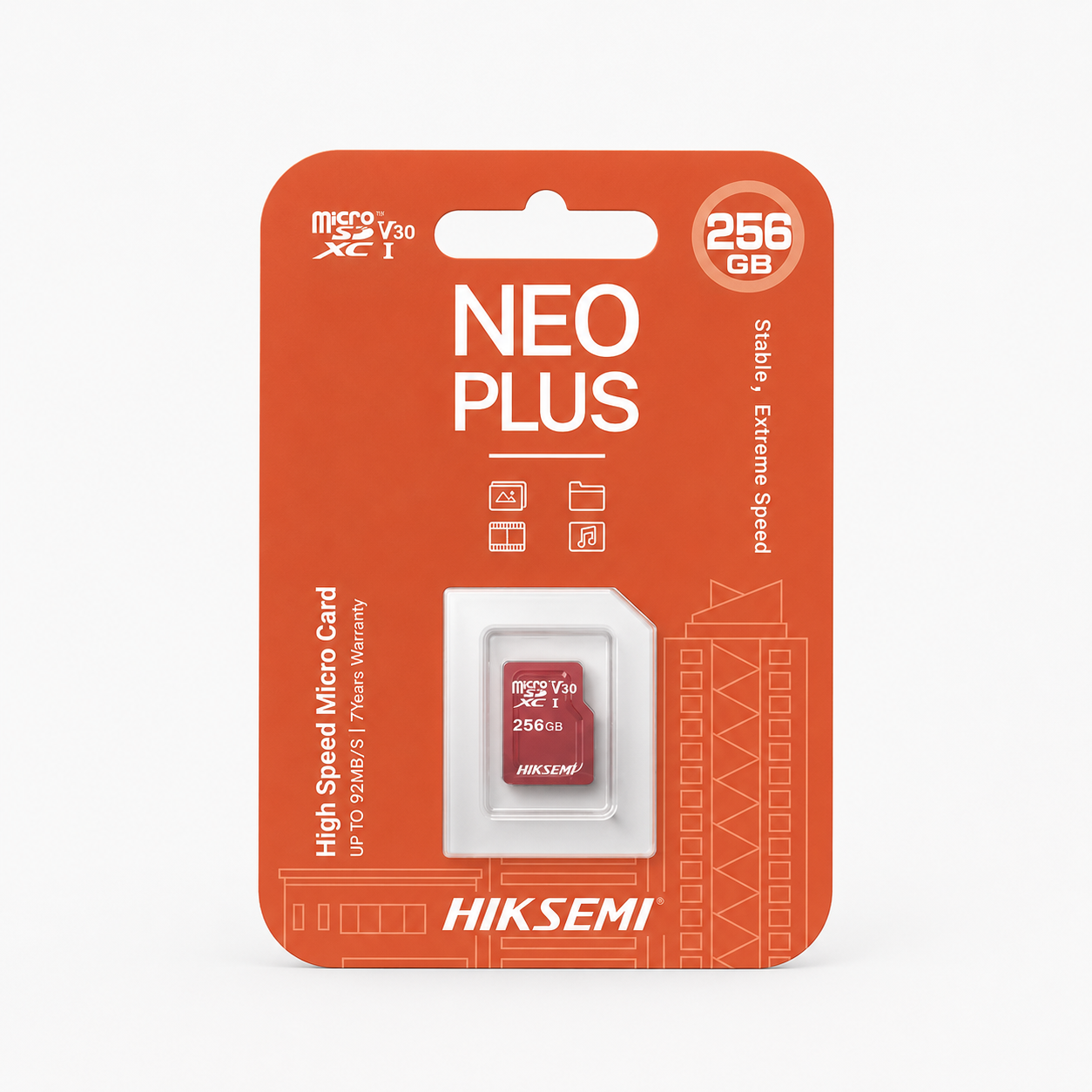 Memoria Micro SD Hiksemi SDXC V30 256GB UHS-I Class 10 HS-TF-D1 Memoria Micro SD Hiksemi SDXC V30 256GB UHS-I Class 10 HS-TF-D1