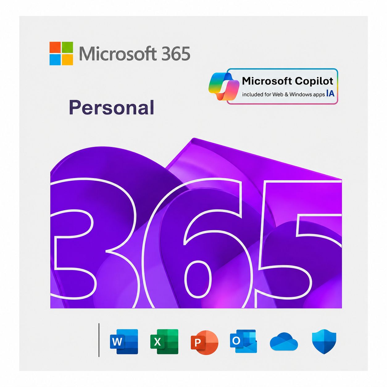 Licencia Microsoft 365 Personal 1 Año Online EP2-32316 Licencia Microsoft 365 Personal 1 Año Online EP2-32316