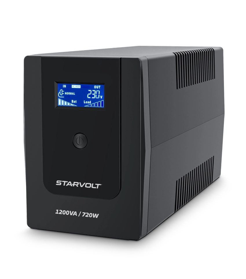 UPS Interactiva Star Tec 1200VA 600W 8 Tomas 110V