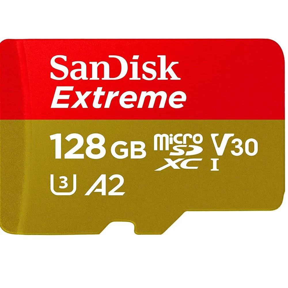 Memoria SanDisk Extreme 128GB para cámara de acción y dron