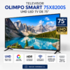 Televisor Olimpo 75X8200S Smart TV UHD LED de 75″