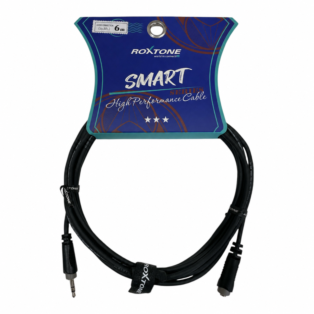 Extensión de Audio 3.5 mm de 6 Metros Roxtone SACC260L6