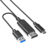 Cable Convertidor Activo Kamyl HDMI a USB-C 4K 60Hz 1,8 m KMHD2UC460