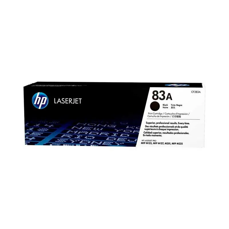 Tóner Original HP 83A CF283A Negro para Impresora LaserJet