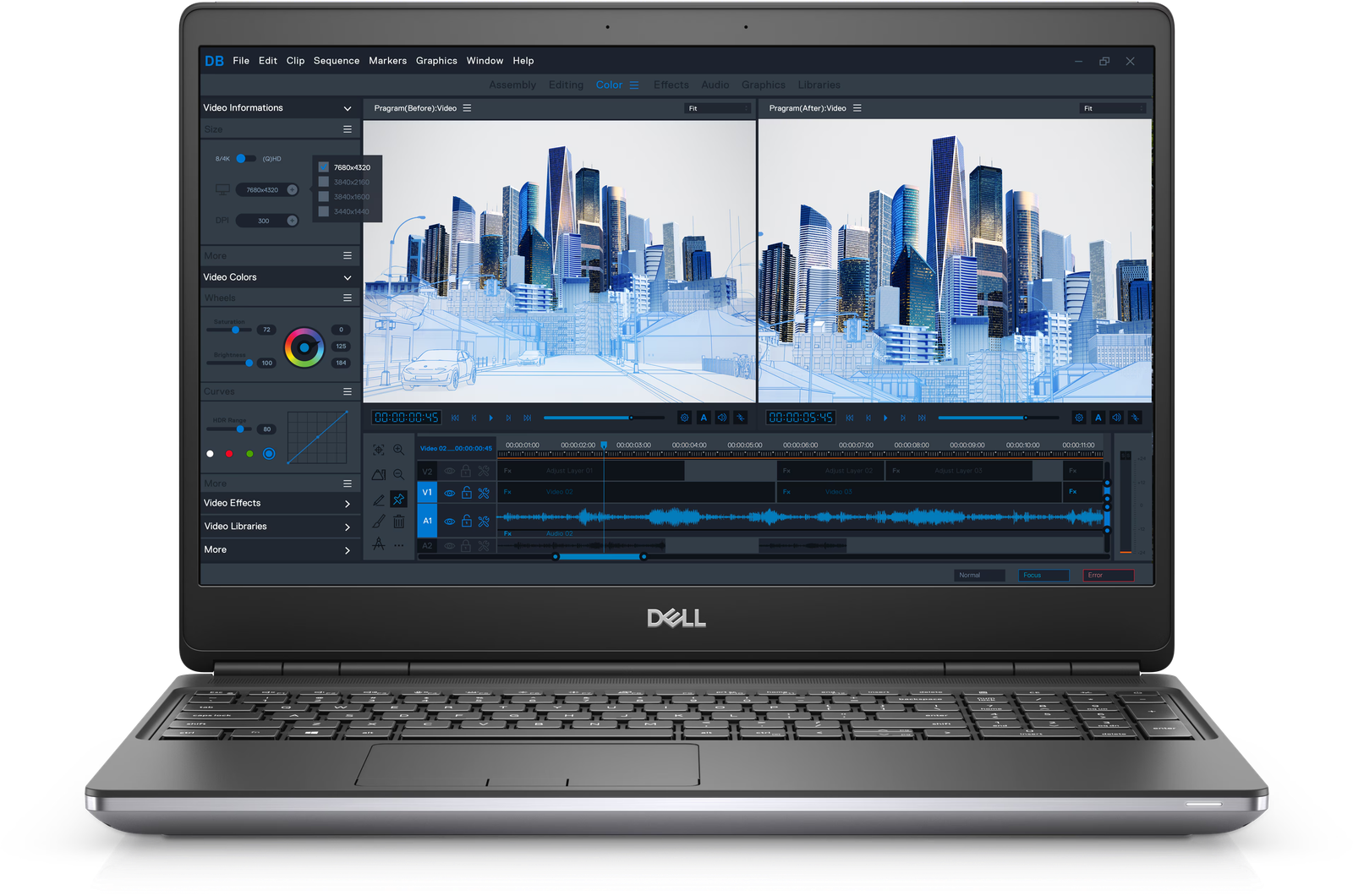Portátil Workstation Dell Precision 7560 Core i9 11950H 64GB SSD 256GB 15.6″ Open Box