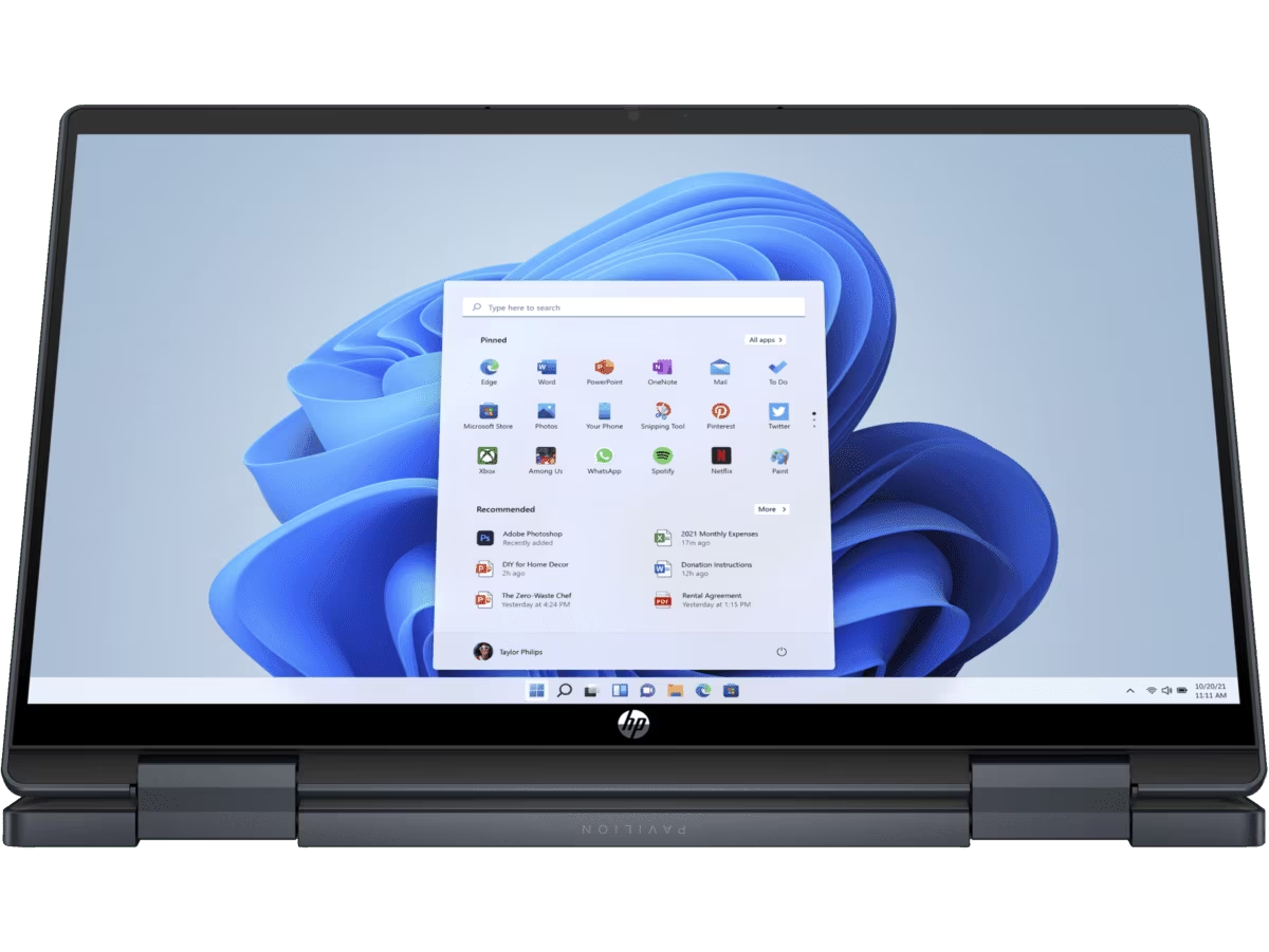 Portátil HP Pavilion x360 con lápiz HP recargable
