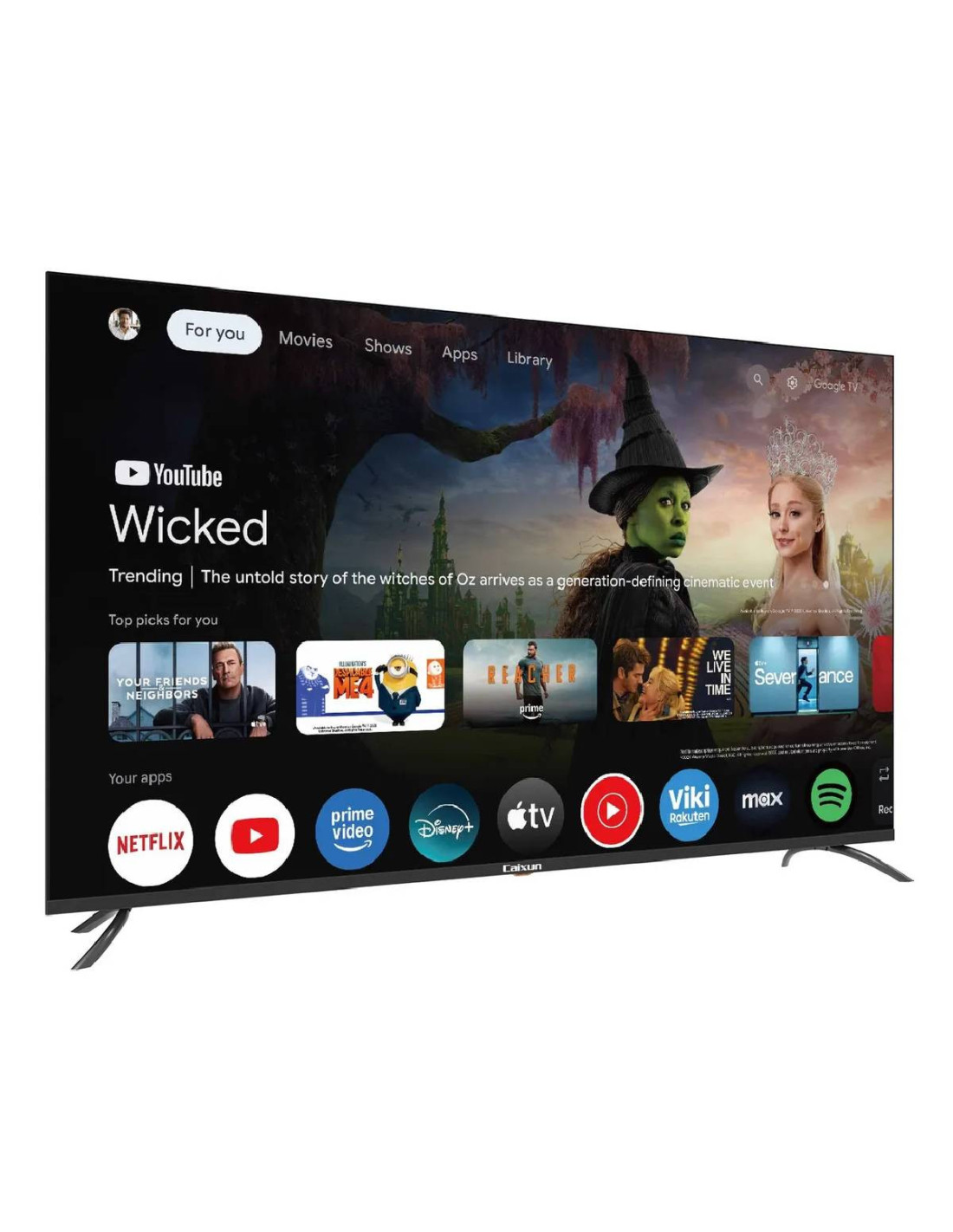Smart TV Caixun 65 pulgadas con TDT integrado