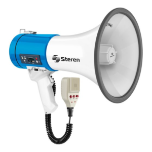 Megáfono Steren 25W MG-275 con Grabadora de Voz Recargable