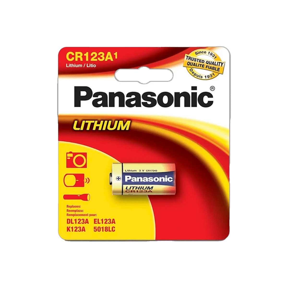 Pila Panasonic CR123A 3V Lithium CR-123APA/1B