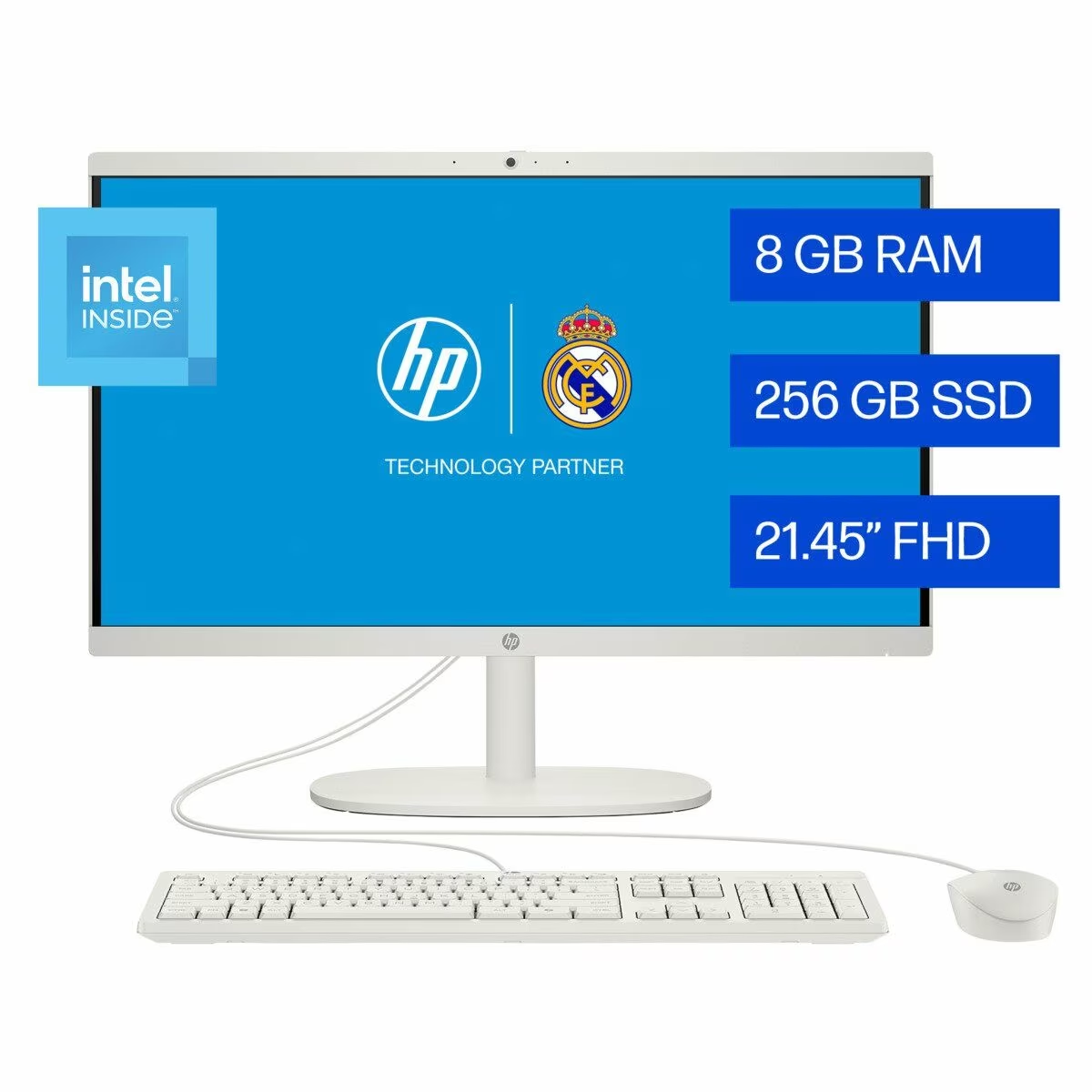 Todo en Uno HP 22″ Intel N100 8GB SSD 256GB Full HD Windows 11 SL