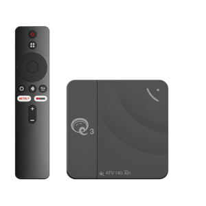 TV Box Android 15 Q3 UHD 4K 8GB RAM 128GB WiFi 5 para Smart TV
