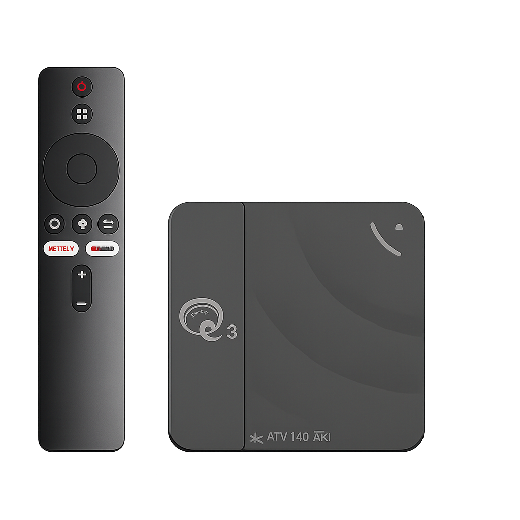 TV Box Android 15 Q3 UHD 4K 8GB RAM 128GB WiFi 5 para Smart TV