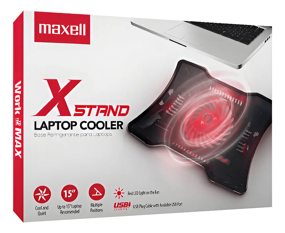 Base Refrigerante Maxell LC-2 para Portátil de hasta 15″ con Ventilador USB
