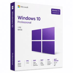 Licencia Microsoft Windows 10 Pro 64 Bits OEM DSP/OEI para 1 PC