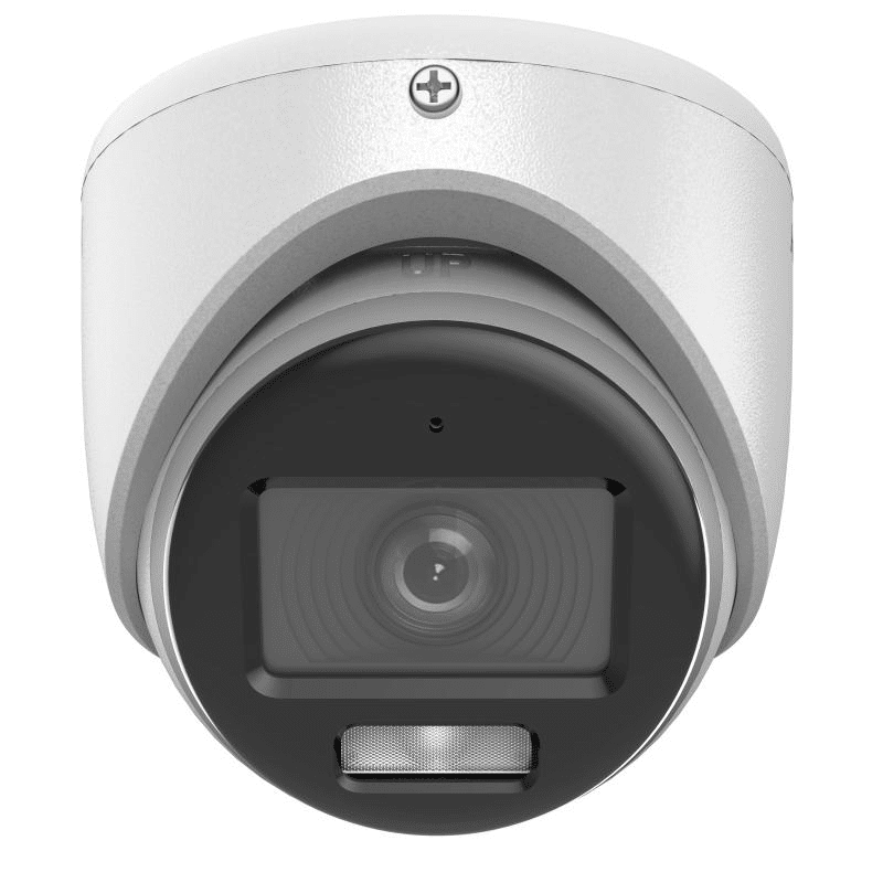 Cámara Hikvision ColorVu DS-2CE70DF0T-LMFS 2MP 2.8 mm Metálica con Audio