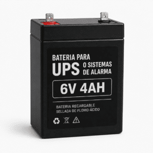 Batería 6V 4Ah para UPS y Sistemas de Alarma