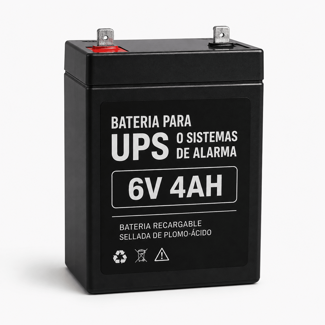 Batería 6V 4Ah para UPS y Sistemas de Alarma